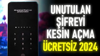 UNUTULAN Android Ekran Şifresi Kırma 2024 Telefon Parola SIFIRLAMA [upl. by Ohl132]