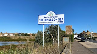 SHEERNESS WALK  HIGH STREET  Halfway Road To Train Station [upl. by Nyllij]