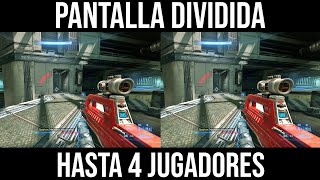 Así se ve la PANTALLA DIVIDIDA en Halo Infinite 4 Jugadores Locales [upl. by Yedoc978]