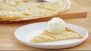 Recette facile tarte aux pommes  Tuto cours de cuisine Croquons la vie [upl. by Enilorak676]