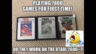 Testing 7800 games on Atari 2600 Do they work [upl. by Ainsley104]