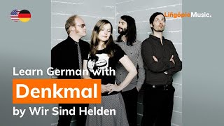 Wir Sind Helden  Denkmal Lyrics  Liedtext English amp German [upl. by Dygall277]