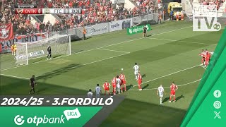 DVTK  Ferencvárosi TC  02  01  OTP Bank Liga  3 forduló  MLSZTV [upl. by Tletski]