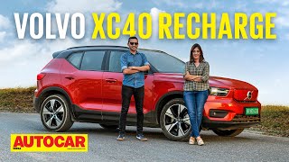 2022 Volvo XC40 Recharge review  408hp XC40 electric is here  Drive  Autocar India [upl. by Otsuaf]