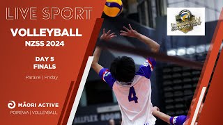 NZ Secondary School Volleyball Championships 2024  Finals  Court 2 [upl. by Arimas]