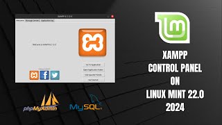 How to Create a Launcher for XAMPP CONTROL PANEL  LINUX MINT 220  2024 [upl. by Sanburn]