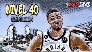 CÓMO LLEGAR al NIVEL 40 FÁCIL Y RÁPIDO en NBA 2K24 TEMPORADA 4 [upl. by Jadwiga799]