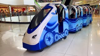 Pengalaman Naik Mainan Kereta Api Di Mall  Riding the Mini Train at the Mall [upl. by Eamon116]