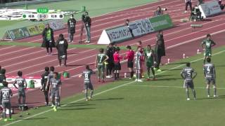 2017 FC岐阜 vs 松本山雅FC ユニフォーム着替え珍事 [upl. by Sukhum]