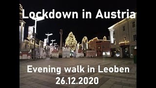 Evening Walking Tour in LeobenAustria 4k [upl. by Brezin60]