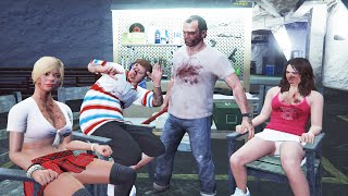 Trevor KIDNAPPED MICHAELS FAMILY in GTA 5 Secret Rescue Mission [upl. by Audras]