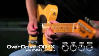 BOSS OD1X Overdrive Demonstration BOSS Sound Check [upl. by Castillo]