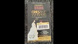 Opening to Cries and Whispers 1998 VHS [upl. by Gemmell]