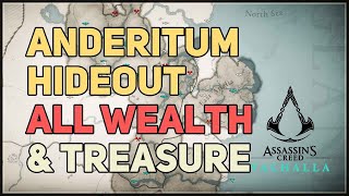 Anderitum Hideout Wealth All Treasure Chests Assassins Creed Valhalla [upl. by Redmund]