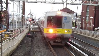 LIRR Christmas Eve Morning Rush Hour at Mineola [upl. by Lehctim]