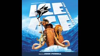 Ice Age Continental Drift Soundtrack  12 Land Bridge Trap John Powell [upl. by Zul]