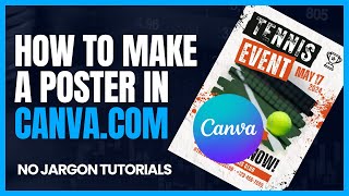 How To Make A Poster In Canva Simple StepByStep [upl. by Orgel147]