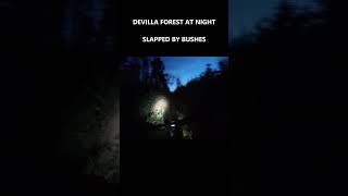 Creepy Devilla Forest at night on bikes [upl. by Spark]