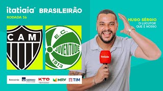 ATLÉTICO X JUVENTUDE AO VIVO NA ITATIAIA  REACT DO BRASILEIRÃO 2024 [upl. by Cull]