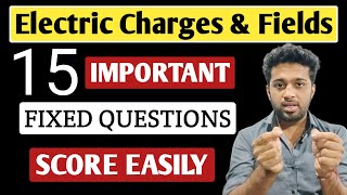 2nd PUC Physics 2025  Electric Charges And Fields Important Questions amp Derivations [upl. by Naloj]