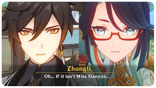 Xianyun and Zhonglis Awkward Reunion Cutscene Xianyun Story Quest  Genshin Impact 44 [upl. by Sakiv978]