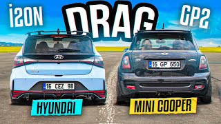 Hyundai İ20 N  Mini Cooper GP2 DRAG [upl. by Licna]