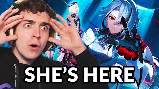 SHES HERE 46 LIVESTREAM REACTION  Genshin Impact [upl. by Sidnal]