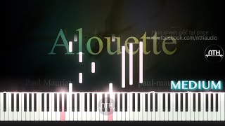 Paul Mauriat — Alouette  Piano Tutorial Sheet [upl. by Ateuqal150]