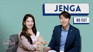 No Cut Park Shinhye and Hyun Bin Play Jenga ENG SUB CC [upl. by Prima700]