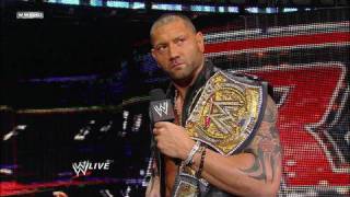 John Cena calls out WWE Champion Batista [upl. by Tarrel]