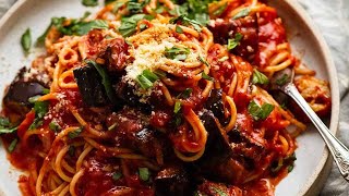 Pasta alla norma Eggplant Pasta [upl. by Ryley697]