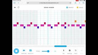 My music in Chrome music lab Song maker [upl. by Kcirrad208]