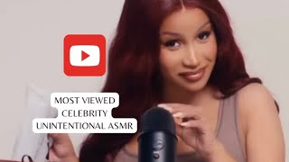 Most Viewed Celebrity Unintentional ASMR kimkardashian cardib kyliejenner selenagomez [upl. by Norym]