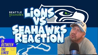 Detroit Lions vs Seattle Seahawks ReactionReview [upl. by Ruckman]