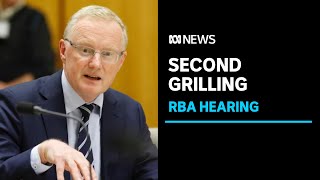 RBA boss faces second senate estimates hearing  ABC News [upl. by Jump]