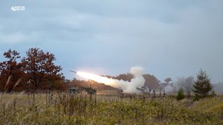 LiveFire HIMARS amp M270 MLRS  Resolute Dragon 23 FTX JAPAN [upl. by Ynitsed]