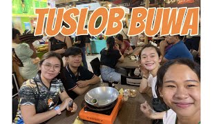 Tuslob Buwa  Dip in Bubbles time  Cebuano Street Food [upl. by Wallie951]