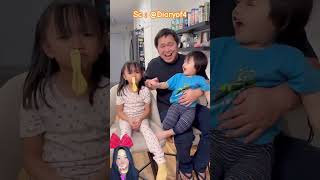 KAKAK BERSIN BALON NYA NEMPEL ⁉️🤣 CuTe 🤩 Diaryof4 shorts funny dubbing [upl. by Publius]