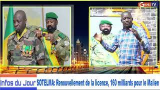 urgent SOTELMA Renouvellement de la licence 160 milliards pour le Malien [upl. by Asiralc170]