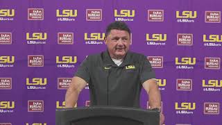 Ed Orgeron What a tremendous week of practice [upl. by Dorin]