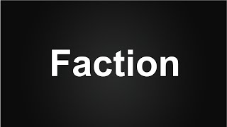 Faction Meaning in Urdu How to Say Faction in English Faction Meaning in Hindi [upl. by Ariek]