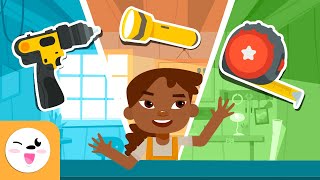 TOOLS 🔨 Vocabulary for Kids 🔧 Compilation [upl. by Bicknell]