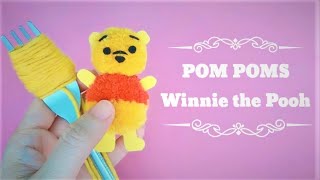 FORK HACKS  POM POMS WINNIE THE POOH  DIY  HOW TO [upl. by Aguie946]