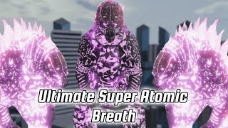 Evolved Godzilla Ultimate SuperCharged Atomic Breath  Age Of Titans [upl. by Ocer18]