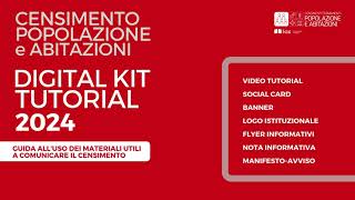 Digital Kit tutorial Censimento Permanente della Popolazione e delle abitazioni 2024 [upl. by Waldemar]