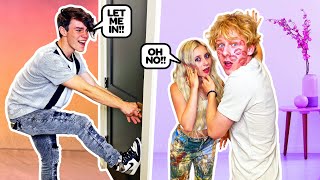 CHEATING WITH THE DOOR LOCKED PRANK ON BOYFRIEND gone wrong💔 Elliana Walmsley [upl. by Trudnak202]