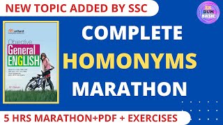 COMPLETE HOMONYMS MARATHON CLASS PDF IN DESCRIPTION [upl. by Truda]