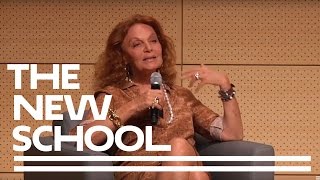 Diane Von Furstenberg 40 Years of the Wrap Dress  Parsons School of Design [upl. by Cadmarr]