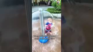 Funny baby water falls 😂 baby funny 2023 [upl. by Gassman]