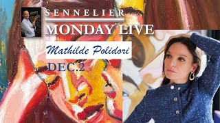 Monday Live Vibrant Colors Oil Pastel Portrait with Mathilde Polidori [upl. by Lars561]